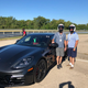Me and another race car driver. I’m not the skinny one